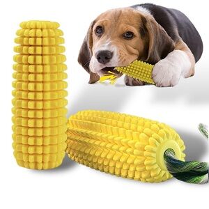 CORN DOG TOOTHBRUSH Dog Chew Toy NWT